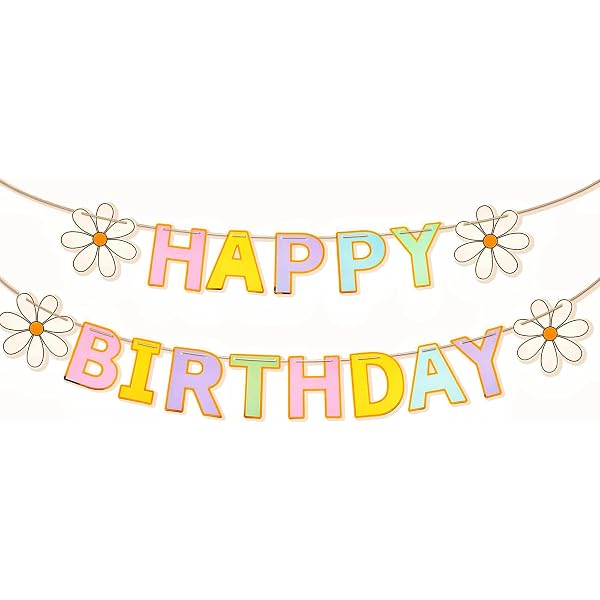 Daisy Baby 1 ° compleanno feltro corona Groovy un anno compleanno cappello Hippie primo compleanno decorazione ragazza Baby Shower 1 ° compleanno  15