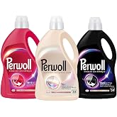 Perwoll Precision Care Liquid Laundry Detergent 3 x 3L (150 Washes) Colorful + Black + White