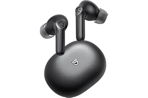 SoundPEATS T3 Pro Auriculares Inalámbricos Bluetooth, Auriculares Bluetooth 5.4, Reproducción de 28H, Cancelación de Ruido de Llamadas, IPX4, Sueño, Libros Electrónicos, Podcasts