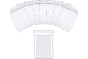 WAKIHONG 400 Pezzi Piccoli Sacchetti di Plastica Richiudibili Sacchetti Trasparenti con Chiusura per Riporre Piccoli Oggetti (4x6cm)