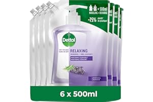 Dettol Mydło do rąk - zmiękczające - lawenda - 250 ml x6 uzupełnienie