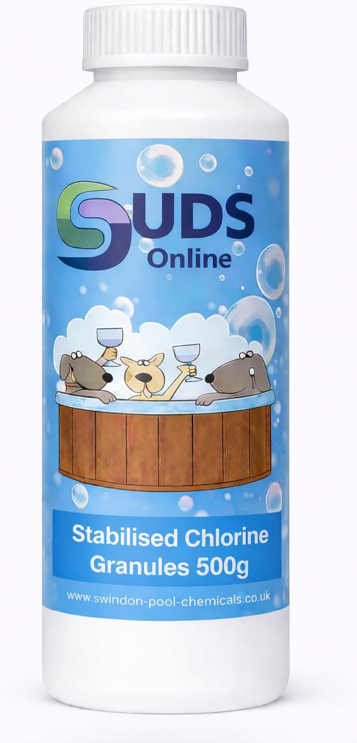 SUDS-ONLINE 500G Stabalised Chlorine Granules - Swimming Pool Chemicals & Spa