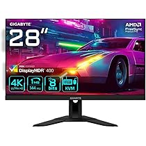 GIGABYTE M28U Gaming Monitor 28型 UHD Amazon.co.jp: GIGABYTE ゲーミングモニター 28インチ UHD 平面