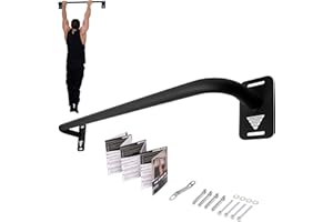 GORNATION Pull Up Bar Uni, Versatile Doorway Mount, Robust Steel Construction, Includes Installation Kit & Screws for Concrete/Brick or Wood, Ideal for Home Workouts