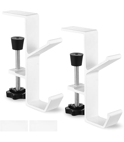 CVASNF 10 stuks tassenhouders voor tafel, verstelbare handtashouder, handtashouder, tafel, zakhaak, handtashaak voor bureaus, rugzak, bureauhouder, hanger