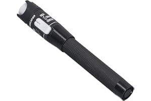 JECTSE Localizzatore Visivo Guasti, HT-80 80KM VFL Tester per Cavi in ​​Fibra Ottica, Penna Luminosa in Fibra Rossa con Connettore in Fibra 2,5 Mm Universale per Interfacce FC