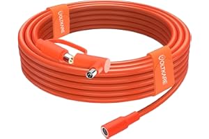 VOLTKARE 26FT 14AWG Solar Extension Cable Compatible with Jackery Explorer 100 Plus/240 V2/500/1000 V2, BLUETTI EB3A/AC180,Anker Portable Power Stations and Solar Panels