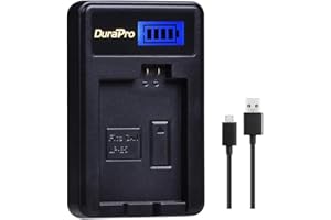 DuraPro Rapid LP-E5 - Cargador de batería para Canon EOS Rebel XS, Rebel T1i, Rebel XSi, 1000D, 500D, 450D, Kiss X3, Kiss X2, Kiss F, LC-E5, CBC-E5