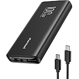 Charmast Power Bank PD 100W 20000mAh Caricatore Portatile USB C ricarica Rapida e QC 4.0 Batteria Portatile PC Powerbank per 
