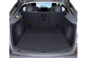 ZYCHUANGYING 2026 Tesla Model Y Juniper Refresh Kofferraumauskleidung, 5-Sitzer, vollständige Abdeckung, strapazierfähige Hundematte, Schutzabdeckung, Cargo-Auskleidung, wetterfest, wasserdicht (schwarz)