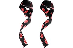 Custom Sports Craft Lifting Straps Non Slip Deadlift Special Weight Lifting Straps | Wrist Wraps Strong Grip to prevent Wrist Pain | Anime Lifting Straps, Wrist Wraps for Gym Training Sold as Pair