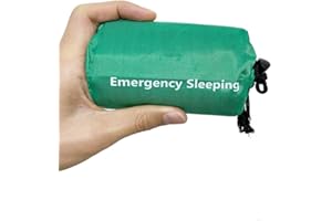 ‎ELITLIFE Elitlife Notfallzelt,Biwaksack Survival Schlafsack warm Outdoor Tube Zelt wasserdicht leicht hitzeabweisend Kälteschutz Ultraleicht Rettungszelt für Camping im Freien und Wandern (1 Pack - Grün)