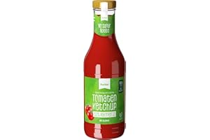 ‎XUCKER Xucker Ketchup mit Erythrit - Tomatenketchup ohne Zuckerzusatz, zum Grillen, Kochen & Würzen - 55% weniger Kalorien, vegan 500 ml