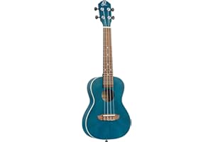 Ortega Guitars Konzert Ukulele Akustisch – Earth Series – Okoume, Dunkelblau (RUOCEAN)
