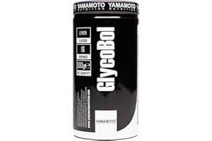 YAMAMOTO Nutrition, GlycoBol 500 gr, Integratore Alimentare per Sportivi, Bevanda Intraworkout per Crescita Muscolare Fonte di Carboidrati, Gusto Limone