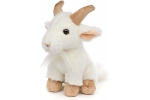 Uni-Toys - Koza górska, siedząca - 20 cm (długość) - pluszowa koza - pluszowa zabawka, przytulanka