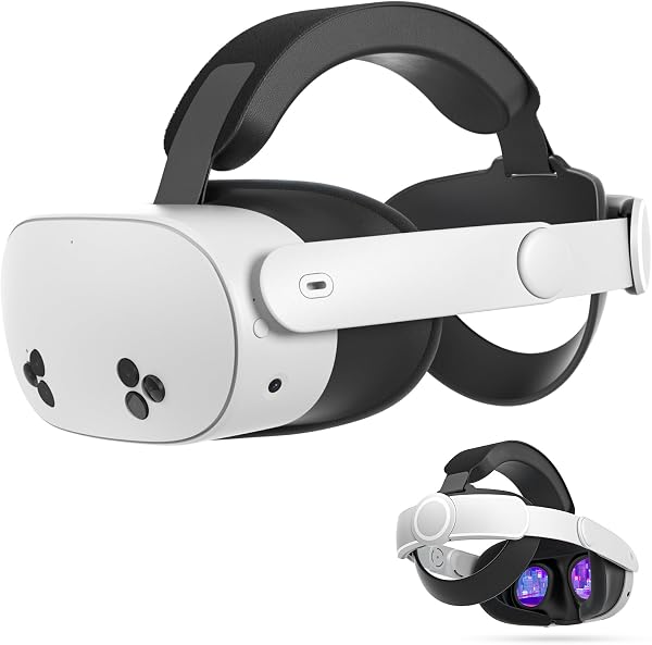 Maecker vr Headstrap Compatible for Quest 3S for Quest 3 Head Strap for Quest 3S/3 Accessories Comfortable Stable Elite Strap - 1