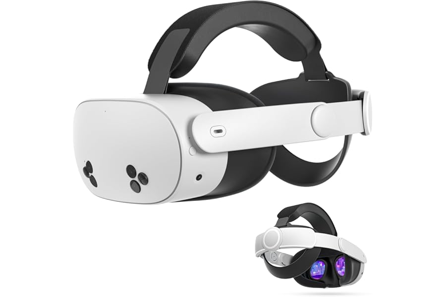Maecker vr Headstrap Compatible for Quest 3S for Quest 3 Head Strap for Quest 3S/3 Accessories Comfortable Stable Elite Strap