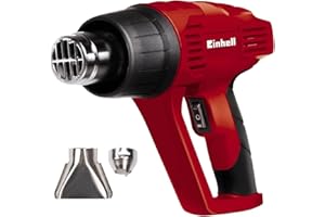 Einhell 4520184 TC-HA 2000/1 Electric Heat Gun | Hot Air Gun With Dual Heat Settings For Paint Stripping, Vinyl Application, Crafts, Resin | Includes Wide and Reducer Nozzles, 2000W