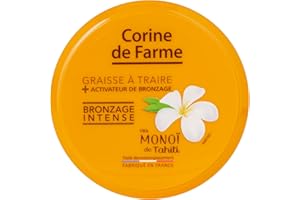 Corine de Farme - Acelerador del Bronceado con Activadores, Fragancia Isleña - Monoi de Tahití - Sin Autobronceador - Pieles Morenas/Ya Bronceadas - 150 ml