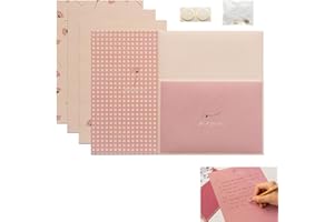 SEGXN Cute Ins Style Fresh Letter Paper Envelope Set,Exquisite Valentine'S Day Gift,A Gift Letter and A Handwritten Love Letter to My Girlfriend,Romantic Confession Letter for Couple (Autumn Mood)