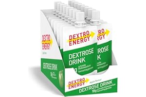 Dextro Energy Apple Flavour Dextrose Drink |18g of Fast Acting Glucose | Liquid Alternative to Dextro Glucose Tablets | Ready to Drink, Easy to Consume and Re-Sealable | Vegan | 50ml Pack of 16
