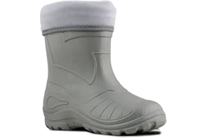 KOLMAX superleichte EVA Kinder Gummistiefel gefüttert 050