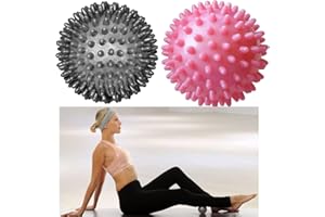 KARLOR Piłka z jeżem, zestaw 2 sztuk, Ø 7,5 cm, piłka z jeżem, piłka do masażu, różne partie ciała, ramiona, kark, plecy, podeszwy stóp, odprężenie mięśni