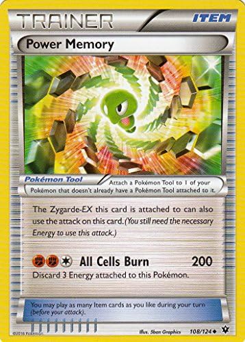 Pokemon XY Fates Collide Power Memory 108/124 Trainer card
