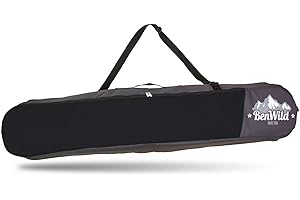 BenWild SNOWBOARD TRAVEL BAG SLEEVE CARRY CASE FLIGHT BOARD LUGGAGE BACKPACK Length 150cm