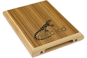 BLISSFULABODE Cajon Percussion Drum für Musiker, einzigartiger Resonanzklang aus eingebetteten Gitarrensaiten, tragbar mit Tragetasche (PAD2)