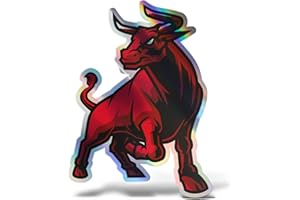 Erreinge® Adesivo Olografico 10 cm TOro Sticker stampato per Auto Moto Parete Paraurti Computer Portatile Bagagli Biciclette