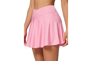 BALEAF Damska plisowana spódnica tenisowa, sportowe szorty golfowe, spódnice z szortami, kieszenie, do biegania, treningu, sportu, spódnicy tenisowej, torba