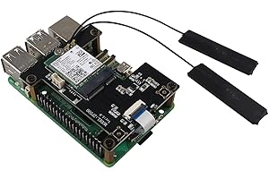 ZDE ZP590B PCIE to WiFi7 6 6E 5 HAT PCIe to M.2 E Key Module Adapter Expansion Board for Raspberry Pi 5 WiFi Adapter Board Support Google TPU WIFI 7 BE200 WIFI6E AX210 MT7922 WIFI6 AX200