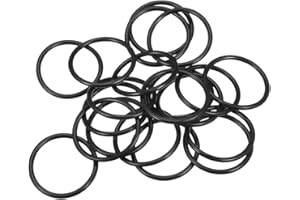 sourcing map Nitrilo Goma Juntas Tóricas 47mm OD 40mm ID 3,5mm Ancho, Métrico Nitrilo Goma Sellado Junta, Paquete de 20