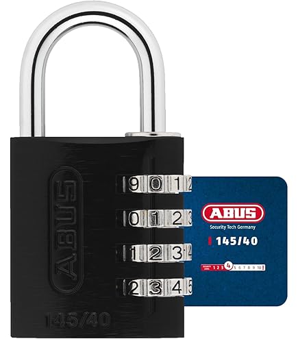 Cadenas à Code ABUS 155/30 - 3 Chiffres Réglables, Niveau Sécurité 3, Pour Valise Et Casier