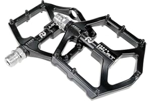 FrontStep Pedali Antiscivolo in Lega di magnesio Easy MTB/Mountain Bike/Bici da Strada/City Bike/Pedali per Ciclismo/BMX Pedali per Biciclette con Fuso in Acciaio CR-Mo