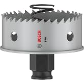 Bosch 1 x PRO Sheet Metal Power Change Plus Delik Testeresi (Paslanmaz &Ccedil;elik Saclar, &Ccedil;elik Saclar, &Oslash; 64 mm, Profesyonel Akses