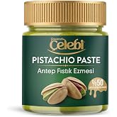 Gourmet &Ccedil;elebi S&uuml;r&uuml;lebilir Antep Fıstık Ezmesi 200 Gr,%50 Antep Fıstığı İ&ccedil;erikli,