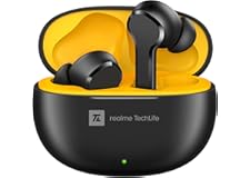 realme TechLife Buds T100 Bluetooth Truly Wireless in Ear Earbuds with mic, AI ENC for Calls, Google Fast Pair, 28 Hours Tota