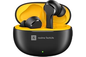 realme TechLife Buds T100 Bluetooth Truly Wireless in Ear Earbuds with mic, AI ENC for Calls, Google Fast Pair, 28 Hours Tota