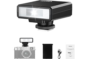 Ulanzi F12 Flash per fotocamera, Speedlite con GN12/CCT 5600K per Canon/Fuji/Sony/Nikon/Panasonic Olympus Pentax e altre fotocamere digitali SLR e fotocamere digitali con contatto singolo Hot Shoe
