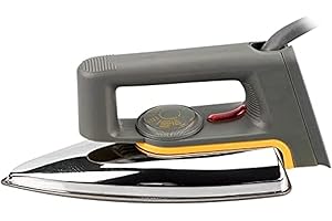 LIUDUO Household Classic Dry Iron For Clothes, 1600W, Stainless Steel Soleplate, Steam Boost, Precision Tip, Auto-Off, No Water And No Steam Iron