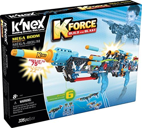 Popular Construct Your Own K'nex K Force Mega Boom Gun Construction Toys Age 8+ Xmas Christmas Stocking Filler Easter Birthday Present Gift or Treat Reward Idea - Boys Children Boy Child Kids