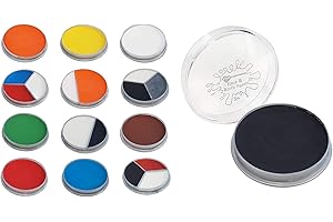 I LOVE FANCY DRESS RED FACE PAINT BODY THEATRE STAGE MAKEUP FACEPAINT HALLOWEEN FANCY DRESS