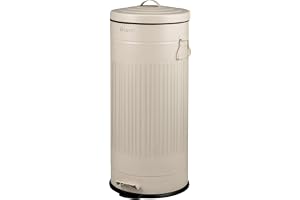 eluno Avfallhink VINTAGE, pedalhink, 30 liters kapacitet i metall