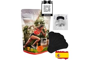 PET'S MARKET 60 Tiras Nasales Deportivas y Dormir PREMIUM- adhesivas hipoalergénicas - QR Guía Descanso de Regalo- Reduce ronquidos- Sin Fragancia- Material Hipoalergénico para mejor respiración nasal.