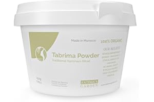 Fatima's Garden Exfoliant Hammam Marocain - Poudre Tabrima/Seqla Authentique pour Peau Douce et Éclatante - 250g