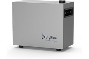 BigBlue Memoria Solar 2048Wh para Central Eléctrica de Balcón, Batería LiFePO4, 2 Entradas Solares MPPT de 800W, Plug & Play/APP Control, Funciona a -20℃ & IPX4 para Interior y Exterior