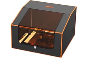 Mecpow Recinto per Incisore Laser, 700 x 700 x 460 mm Copertura Laser con Ventilazione, Antincendio, Impermeabile, Isolamento Acustico, Protezione degli Occhi